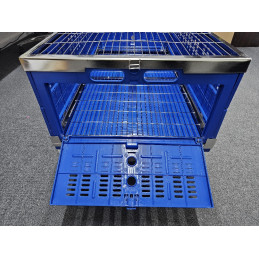 PV800 Large Foldaway Stainless Steel / Plastic Carry Basket